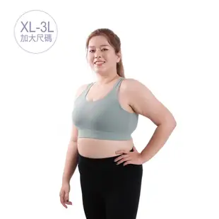 【AREXSPORT】AS-7433 加大碼內衣/ XL-3L/涼感機能美背吸排透氣網眼中高強度可調節BRA運動內衣