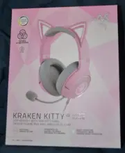 Razer Kraken Kitty V2 pink USB Headset with RGB Kitty Ears Quartz Edition