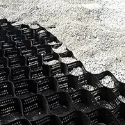 Garden Retaining Wall Grid Stabilizer 2 Inch Gravel Grids Garden Ground Grid Stabilizer Mesh, Driveway Grid/HDPE Paving grid for Outdoor Pathway Subgrade Work, Permeable Mud Control Grids(1x1 m/3.3x3.