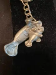 Brand New Pewter ‘Sparta Pewter’ Manatee Keychain