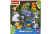 Fisher Price Little People Animal 10 Pack Ages 2+ Toy Tiger Monkey Bear Zebra Fun
