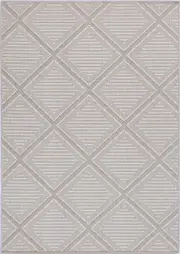 Vanuatu Kenilorea Geometric Beige Rug
