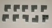 LEGO NEW 2x2 Dark Stone Grey Brick Corner (10x) 4211109 Brick 2357