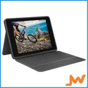 Logitech Rugged Folio - Protective Keyboard Case for iPad (7th, 8th &9th Gen)