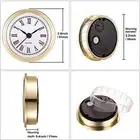Home Decorations Quartz Clock DIY Clock Roman Numerals Time Manager Brand New