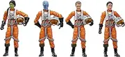 STAR WARS The Vintage Collection X-Wing Pilot 4-Pack, Ahsoka 3.75 Inch Collectible Action Figures
