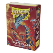 Dragon Shield Matte Clear Japanese 60 Outer Sleeves