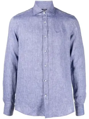 'Save The Sea' linen shirt