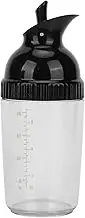 Salad Dressing Mixer Bottle, Salad Dressing Shaker, Salad Dressing Bottle 200ml Salad Dressing Shaker Salad Dressing Container (Black)
