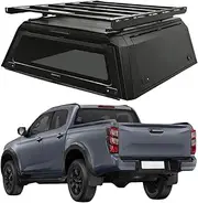 ATATNK Pickup Bed Hardtop Waterproof Compatible for Tonneau Cover Topper Truck Rack On Top Truck Bed Cap Next Gen Raptor Canopy 2013 Isuzu Dmax for Campe