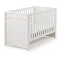 在飛比找Yahoo奇摩購物中心優惠-BeBe Deluxe 嬰兒大床-純淨白+彈簧墊【六甲媽咪】