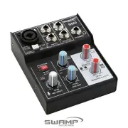 SWAMP 3 Channel Mixer Audio Interface - 1 Mic Preamp - USB Record / Playback