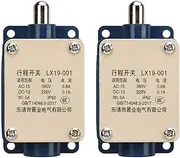 [EVTSCAN] 2Pcs Travel Switch LX19 001 AC380V DC 5A Limit Switch Automatic Reset Overtravel Limit Switch