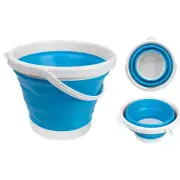 Silicone Folding Bucket Water Container 5L Portable For Car Outdoor Camp Travel