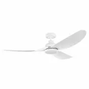 Eglo Torquay 56" DC ABS 3 Blade Ceiling Fan with Remote-Matt White