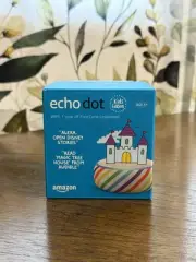 Sealed New Amazon Echo Dot Kids Edition Smart Speaker with Alexa - Rainbow