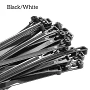 100 Pcs Releasable Reusable Zip Ties Nylon Cable Heavy Duty Wire Self Locking