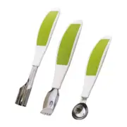 Multifunction Fruit Gadget 3-piece Set Corer Melon Baller Grater Kitchen Tools