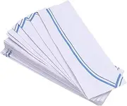 [BESTYASH] 40pcs Disposable Chef Hats One Size Fits Adults Lightweight Paper Chef Cap for Chefs Bakers Catering Schools Blue