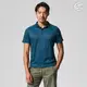 ADISI 男UPF50+印花防曬抑菌本布領POLO衫AL2211041 (M-2XL) 藍色 /城市綠洲