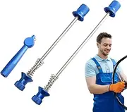 Rear Wheel Skewer, Quick Release Set, Foldable Anti-Theft Front and Rear Bearing Spike, Removable Aluminium Alloy Rods with Quick Release for Front and Rear Wheels, Lightweight