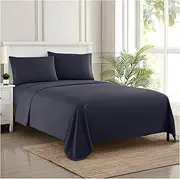 1800 Thread Count Sheet Set – Soft Egyptian Quality Brushed Microfiber Sheets – Luxury Bedding Set with Flat Sheet, Fitted Sheet, 2 Pillow Cases