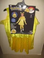 Brand New Pokemon Pikachu Girl Deluxe Child Costume