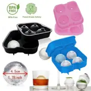 ICE Balls Maker Round Sphere Tray Mold Cube Whiskey Ball Cocktails Silicone