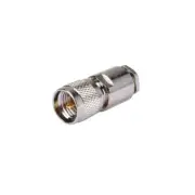 2x Mini-UHF Plug male Clamp for LMR195 RG58 RG142 RG400 Coaxial Cable Connector