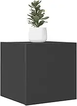 Wall Mounted TV Cabinet Grey 30.5x30x30 cm,TV mounts & TV Units 7.56KG-804487