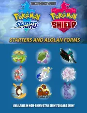 Pokemon Sword and Shield Starters and Alolan Forms| Pokemon Home