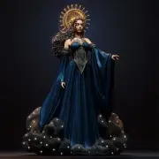 Nyx Goddes 1/8 23cm 3D print figure Model Kit Unpainted Unassembled GK