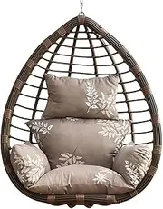 Swing Egg Chair Cushion, Indoor/Outdoor Hanging Chair Cushions,Detachable Hanging Chair Cushion Washable, Thicken Hanging Basket Chair Cushions (Cushion Only)(G)