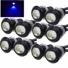 10 Pcs Blue LED ATV Boat Truck Fender Underbody Eagle Eye Side Marker Rock Light