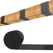 5Ft Flexible Beams Gap Hiding Strap Wood Beams Lock Strap for Faux Wood Beams
