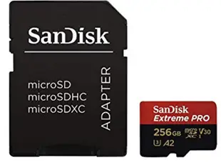 樂福數位SanDisk 256GB 170MB/s U3 Extreme Pro microSDXC V30 A2 U3 Class10 UHS-I記憶卡 公司貨