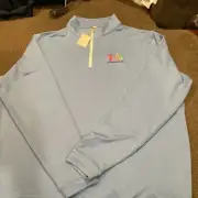 Elmwood Park Zoo Peter Millar Crown Sport Quarter Zip Mens XXL New With Tags
