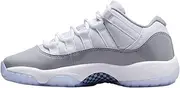 [Nike] Jordan 11 Retro Low Big Kids Shoes Size- 4.5 White/University Blue