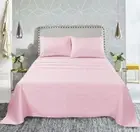 4 PC's Flat Fitted Sheet Collection Bedding Single/Queen/King