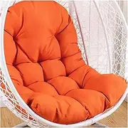 UYSOFRCV U Shaped Olive Hammock Swing Chair Cushion Hanging Basket Seat Cushion Soft Hanging Egg Chair Back Cushions Pads for Indoor Outdoor Garden Offices 120 x 80cm,Orange