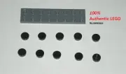 LEGO NEW 1x1 Black Tile Round (10x) 6139403 Brick 35381