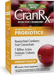Nature's Way CranRx® Women's Care Research Cranberry with 7B Active Cultures Probiotics 60 Vcaps