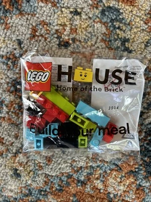 Lego House Billund Denmark 40296 Build Your Meal Set Mini Chef FREE SHIPPING