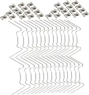 Practical Garden Assistant 60pcs Greenhouse Glass Fixing Clips Wire Fixing Clamps