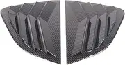 Compatible For Mazda MX-5 2016-2023 Car Rear Glass Window Triangle Blinds Louvers Cover Protector Stickers ABS Shutter (hardtop Version)(Carbon fiber)