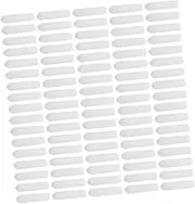 GRADENEVE 130pcs Dishwasher Protector Dishwasher Repair Tips Dishwasher Prong Rack Caps Dishwasher Rack End Covers for Repair Dishwasher Topper Dishwasher Upper Rack Parts White PVC