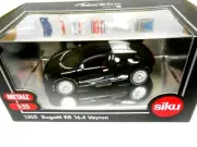 NEW 1:55 BLACKLINE Bugatti Veyron Hot Imported Siku Black Detailed Wheels Car