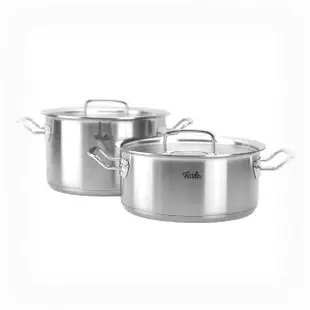 【Fissler】主廚系列雙耳湯鍋 標準款 24cm(燉鍋 湯鍋 熬湯 廚具 火鍋)