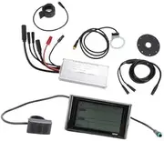 Vuzmode Electric Scooter Motor Controller Kit Metal Shell Display SW900 LCD Display, for Electric Cycles Scooters Folding Cycles E-Scooter Brushless Controller