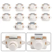 Practical Push Button Lock 10PCS 7.8*4.55*4.4cm Accessories Replacement